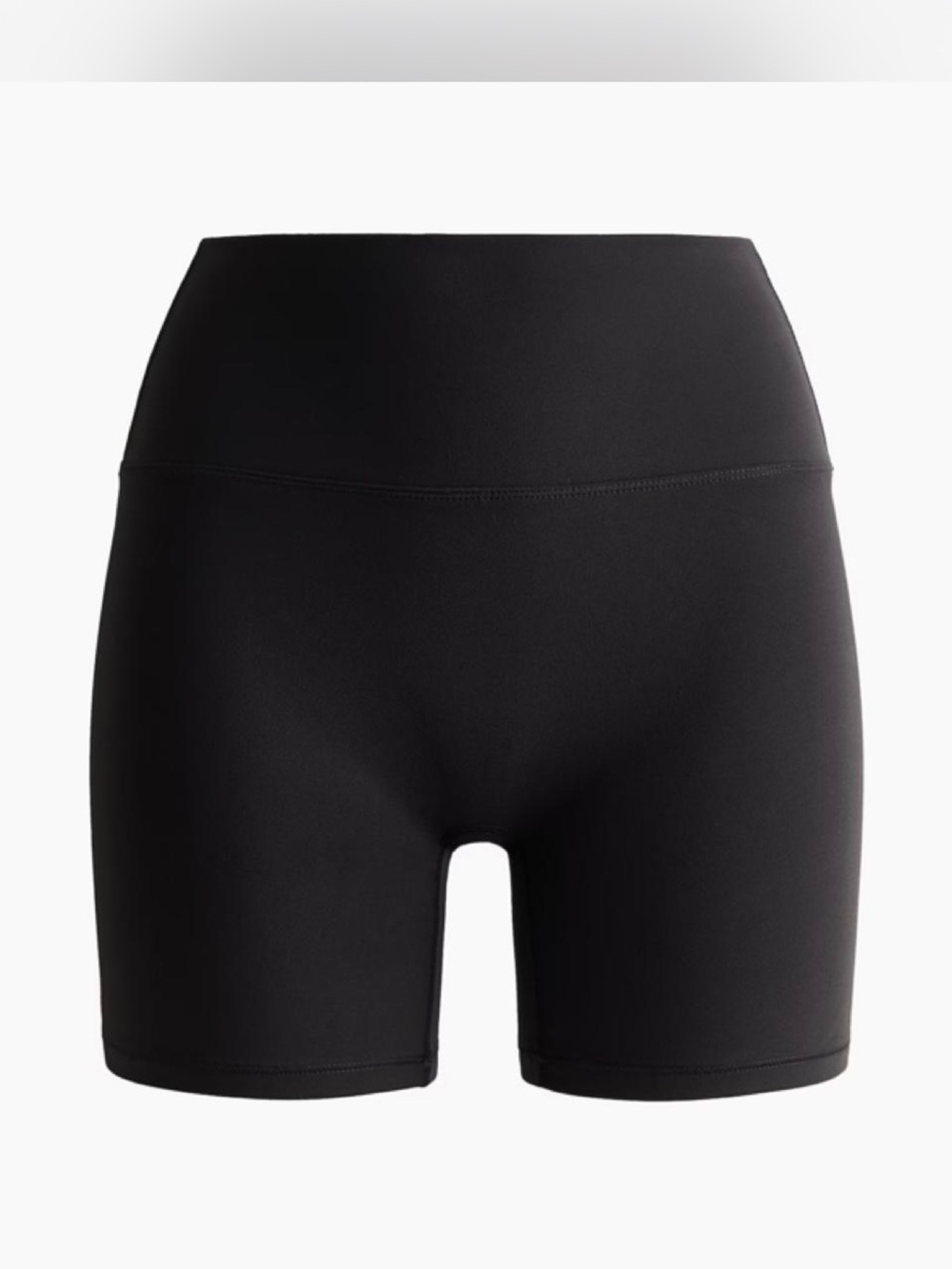 H&M Black High-Rise Bike Shorts